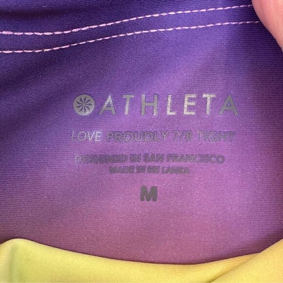 Athleta Love Proudly 7/8 Tights Medium - Picture 5 of 5